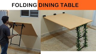 Folding Dining Table DIY Wall Mounted [upl. by Acacia]