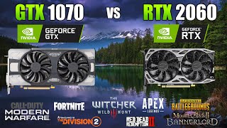 GTX 1070 vs RTX 2060 Test in 8 Games [upl. by Enenaj]