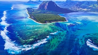 Vol en hydravion sur l’île Maurice cascade sous marine [upl. by Dick]