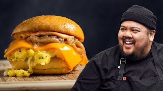 Fairfax Egg Sandwich from Eggslut Chef Alvin Cailan [upl. by Derayne]