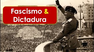 DIFERENCIAS entre FASCISMO y DICTADURA [upl. by Bovill]