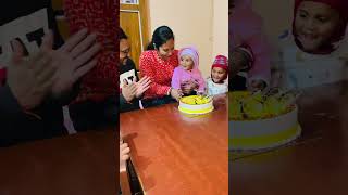 Akki’s first birthday celebration 🎉 🎉🎉🧿🧿 ytshorts mummababylove cutebaby mummabeta [upl. by Ananna]