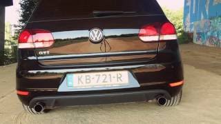 Golf VI GTI resonator delete sound [upl. by Heinrich]