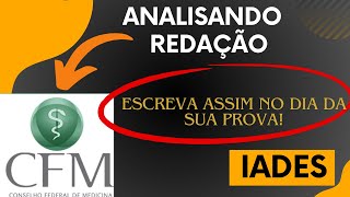 CFM REDAÇÃO NOTA MÁXIMA [upl. by Aikem]