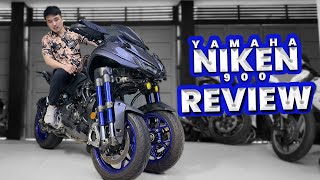 Yamaha Niken 1st Ride amp Review Soundcheck  Rare Bike In The Phils [upl. by Nekcarb]