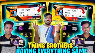 Real Life Twins Brothers Came To My Home And Prank Me With Same Id And Profile 😱  Garena Free Fire [upl. by Misty]