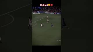 Hakimis speed in the Arsenal match🚀💨achrafhakimi hakimi psg arsenal ucl shorts [upl. by Annamaria637]