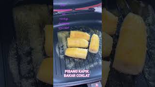 PISANG KAPIK BAKAR COKLAT HANYA 2 BAHAN MASAK 3 MENIT resep pisang [upl. by Ailadi]