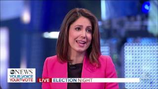 ABC News Election Night 2016 Coverage  7pm Hour Hillary R Clinton v Donald J Trump [upl. by Nitsud737]