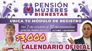 🟣CALENDARIO OFICIAL NUEVA PENSION MUJERES BIENESTAR 2024 TODA LA INFORMACION [upl. by Schenck]