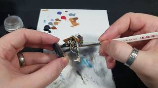 Blackstone Fortress  How I paint The Kroot Tracker Dahyak Grekh [upl. by Naitsirt]