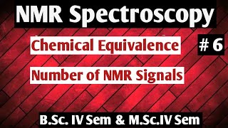 NMR Spectroscopy number of NMR Signalschemical Equivalence NOBLECHEMISTRY [upl. by Olotrab]