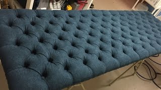 How to Make a Tufted Headboard [upl. by Larrabee127]