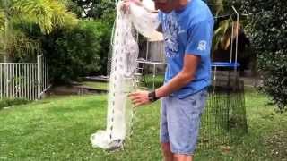 How to throw a small cast net the easiest way [upl. by Audras754]