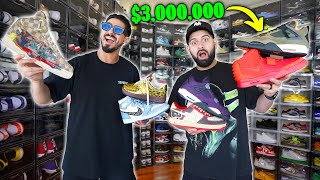 INSANE 3 MILLION DOLLAR DUBAI SNEAKER COLLECTION Rare Samples LV Air Forces and More [upl. by Lisle740]