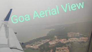 Goa Aerial View HD From Plane  Dabolim Goa International Airport [upl. by Gievlos940]