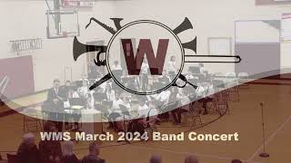 Woodridge Middle School Band Concert March 2024 [upl. by Nonnair505]