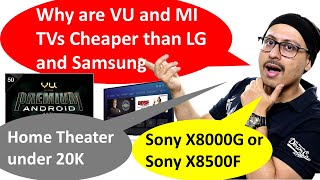 Why VU and MI TVs are cheaper than Samsung and LG  Best Home Theater under 20K  Bluetooth G SHOCK [upl. by Toll157]