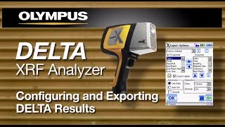 Configuring and Exporting DELTA XRF Analyzer Results [upl. by Aribold]