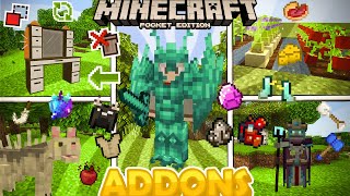 😮Los 12 addons más increíbles para Minecraft PEBedrock 12073 [upl. by Scott]