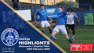 HIGHLIGHTS  Halesowen v Royston 240224 [upl. by Omari]