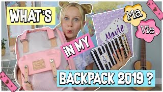 WHATS IN MY BACKPACK 2019 NEU BACK TO SCHOOL  MaVie Noelle [upl. by Annaohj451]