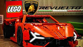 Building A LEGO Lamborghini Revuelto TimeLapse [upl. by Ury]