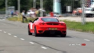 Ferrari F430 F1 w CAPRISTO Exhaust ACCELERATIONS LOUD Sounds 1080p Full HD [upl. by Chapin]