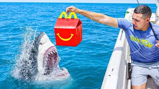 FISHING WITH FAST FOOD [upl. by Dlarrej]