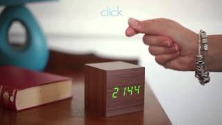 Gingko CUBE Click Clock Video [upl. by Sucramad]