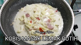 Resepi Kobis Masak Lemak Putih Sedap Mudah Dan Simple [upl. by Dupre]