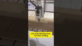 CNC ROUTER Machine for MDF drallingisnt the effect very good machine cncroutercnccncmachine [upl. by Adlihtam]