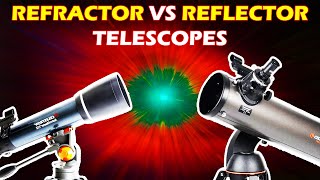 Refractor vs Reflector telescope explained for beginners [upl. by Dehlia]