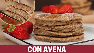 Hot cakes de Avena y Plátano muy Esponjosos y Saludables No Compres Harina De Caja [upl. by Amehsat]