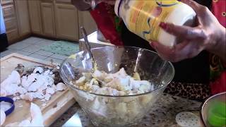 MY FAMOUSLY DELICIOUS POTATO SALAD CANT STOP EATING EM [upl. by Yttap]