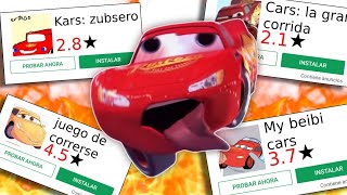 jugué TODOS los juegos de CARS de la PLAY STORE 😨 [upl. by Peadar]