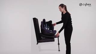 How to Recline the Seat I Sirona Gi iSize Car Seat I CYBEX [upl. by Joktan267]