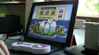 Retrode 2  iCade Mode  SNES Games on iPad [upl. by Enimaj382]