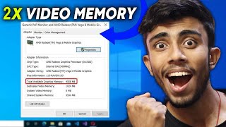 Increase Video Memory Free  Double Windows 10 amp 11 Performance For Gaming in LowEnd PC [upl. by Lanod30]