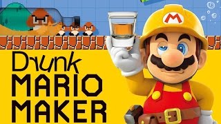 DRUNK MARIO MAKER  Super Mario Maker Gameplay [upl. by Elbart721]