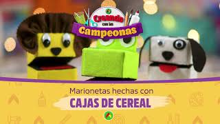 Bodega Aurrera  Entre Campeonas  Marionetas Hechas con Cajas de Cereal [upl. by Nosral268]