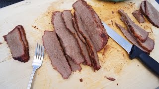 Big Green Egg Brisket Recipe [upl. by Ahsitam]