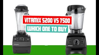 Vitamix 5200 vs 7500 Which One to Buy  Ultimate Comparison and Review [upl. by Danila]