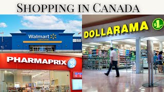 Where to Shop in Canada walmart dollarama costco pharmaprix [upl. by Odericus]