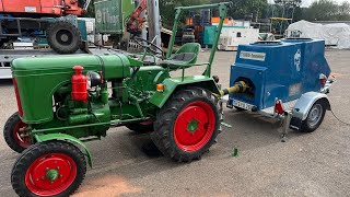 Wesseler W15 Schlepper mit MWM KDW 415E an Zapfwellenbremse Einspritznocken verschlissen Dyno [upl. by Noli]