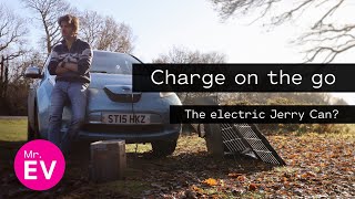 Charging an electric car with an EcoFlow battery and solar panel [upl. by Koy533]