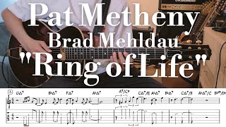 Pat Metheny  Brad Mehldau quotRing of Lifequot TAB譜  Jazz Guitar [upl. by Scheer]