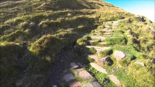 Cader Idris Mountain Pony Trail run and Foxs Trail Scree Scramble Oct 2014 Part 1 [upl. by Noremmac532]