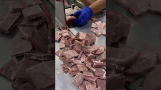 Frz indan brisket cutting skill Displayamazing meatcutter youtubeshorts video wow [upl. by Rehtae]