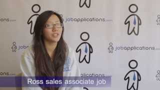 Ross Interview  Sales Associate [upl. by Kerry]